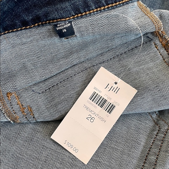 J.Jill Curvy High-Rise Flare Jeans Tremont Wash Size 26 Plus Size NWT - Picture 13 of 16